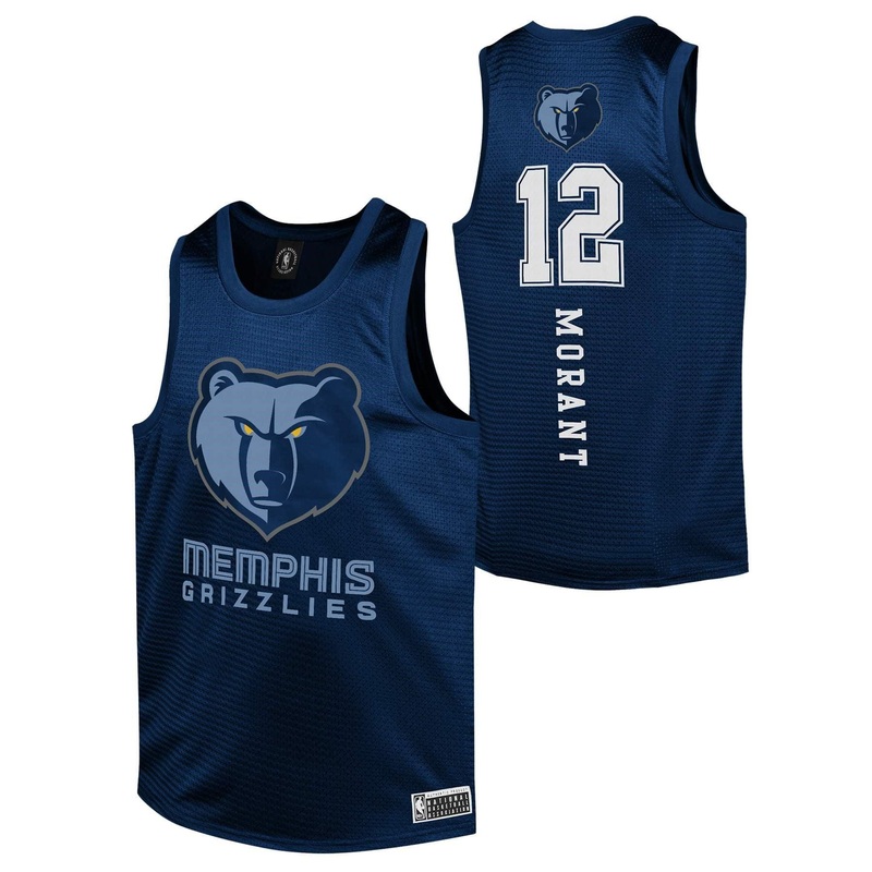Youths Ja Morant Memphis Grizzlies NBA Essentials Mesh Jersey – Navy