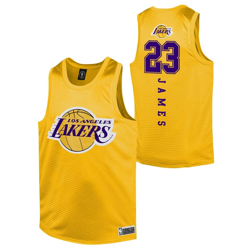 Youths LeBron James Los Angeles Lakers NBA Essentials Mesh Jersey – Gold