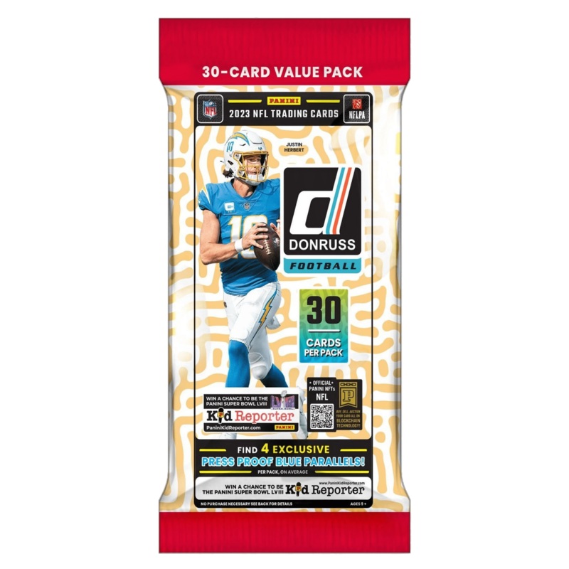 2023 Panini NFL Donruss Football Trading Card Value Pack
