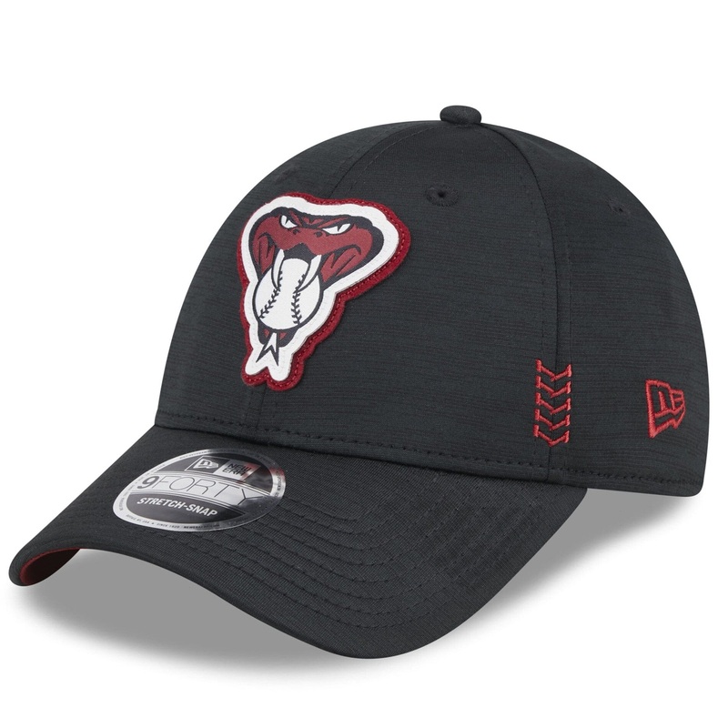 Arizona Diamondbacks New Era MLB Clubhouse 24 9FORTY Stretch-Snapback Hat – Black