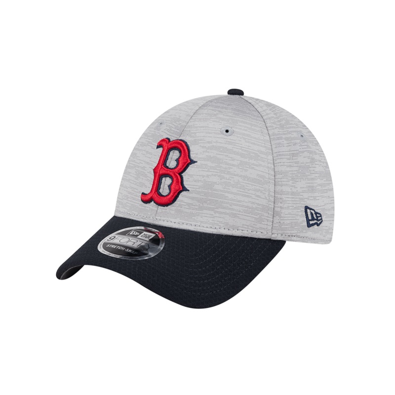Boston Red Sox New Era MLB Team Active Digi-Tech 9FORTY Snapback Hat – Graphite Grey