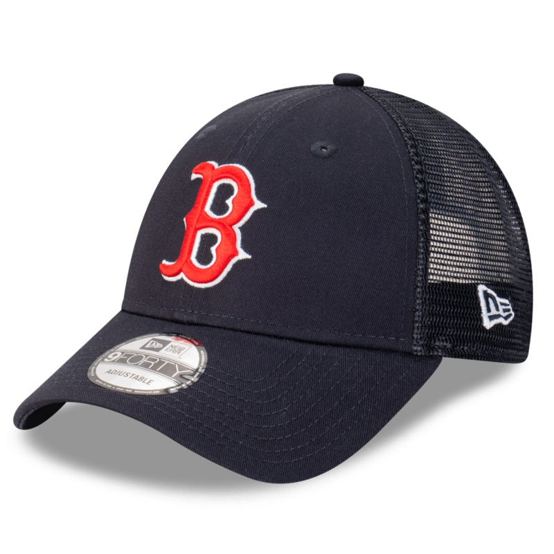 Boston Red Sox New Era MLB Team Trucker 9FORTY Snapback Hat – Navy