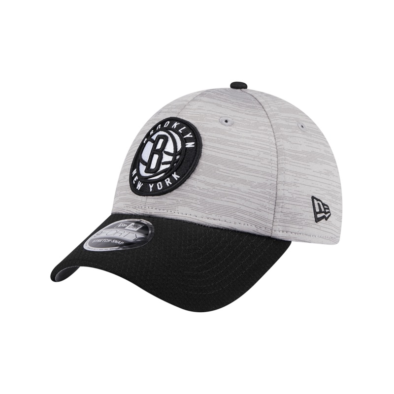 Brooklyn Nets New Era NBA Team Active Digi-Tech 9FORTY Snapback Hat – Graphite Grey