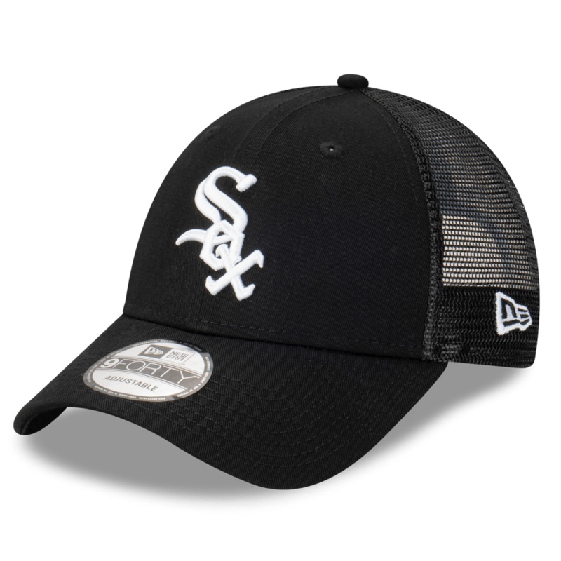 Chicago White Sox New Era MLB Team Trucker 9FORTY Snapback Hat – Black