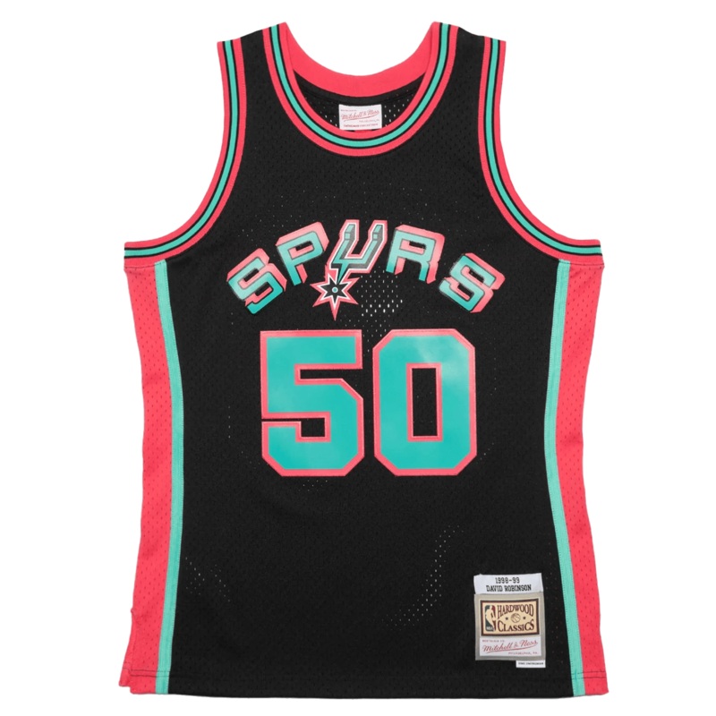 David Robinson San Antonio Spurs Mitchell & Ness NBA 98-99 City Swingman Jersey – Black