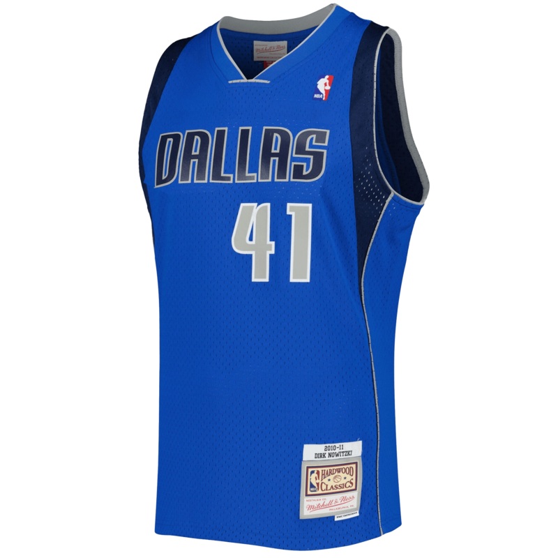 Dirk Nowitzki Dallas Mavericks Mitchell & Ness NBA 10-11 Swingman Jersey – Blue
