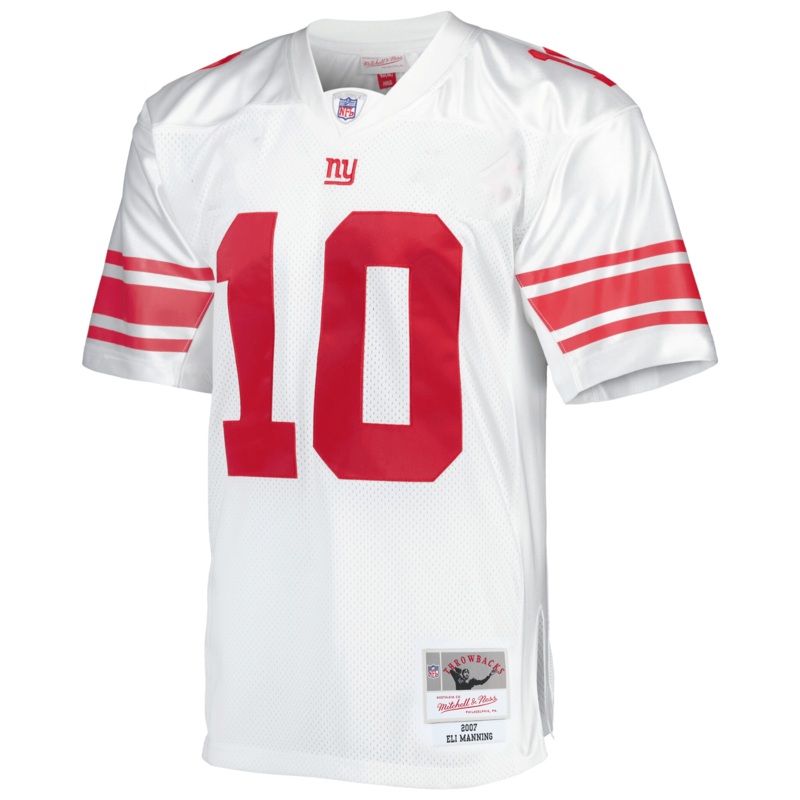 Eli Manning New York Giants Mitchell & Ness NFL 07 Legacy Jersey – White