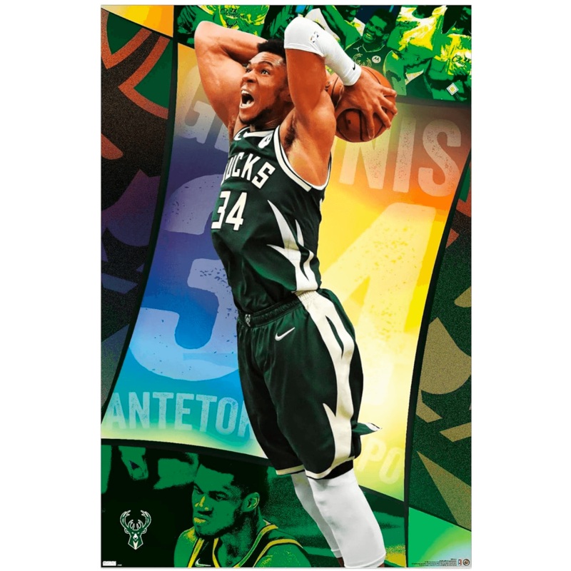 Giannis Antetokounmpo Milwaukee Bucks Trends NBA 61 x 91.5cm Poster
