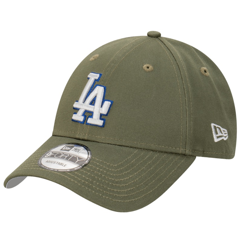 Los Angeles Dodgers New Era NFL Tonal Logo 9FORTY Strapback Hat – Olive