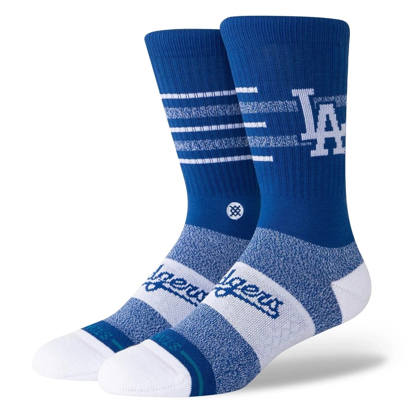 Los Angeles Dodgers Stance MLB Closer Crew Socks – Blue