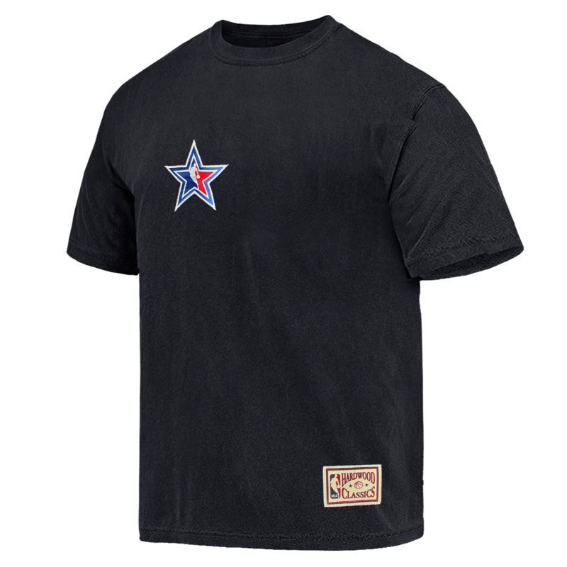 NBA All-Star History Mitchell & Ness NBA Vintage T-Shirt – Faded Black