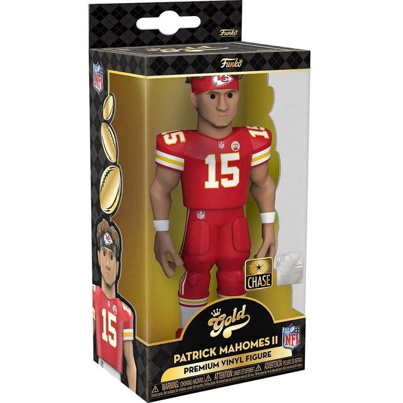 Patrick Mahomes Kansas City Chiefs Funko NFL 5″ Vinyl Gold Chase Figure