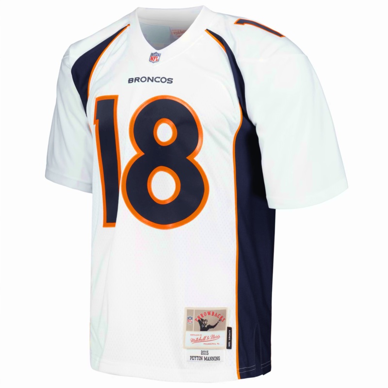 Peyton Manning Manning Denver Broncos Mitchell & Ness NFL 15 Legacy Jersey – White