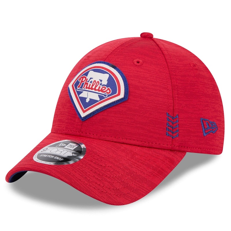 Philadelphia Phillies New Era MLB Clubhouse 24 ALT 9FORTY Stretch-Snapback Hat – Red