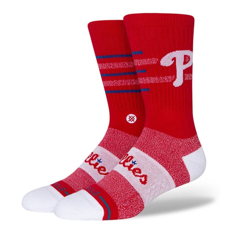 Philadelphia Phillies Stance MLB Closer Crew Socks – Red