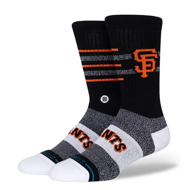San Francisco Giants Stance MLB Closer Crew Socks – Black