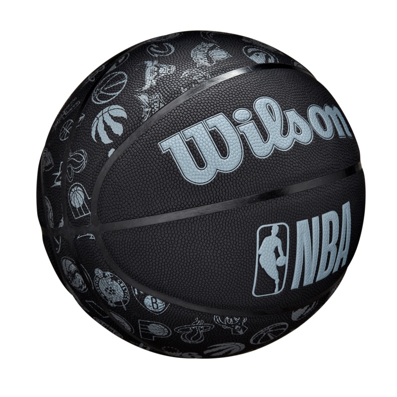 Youths All Team Wilson NBA Full Size Outdoor Basketball Ball – Black