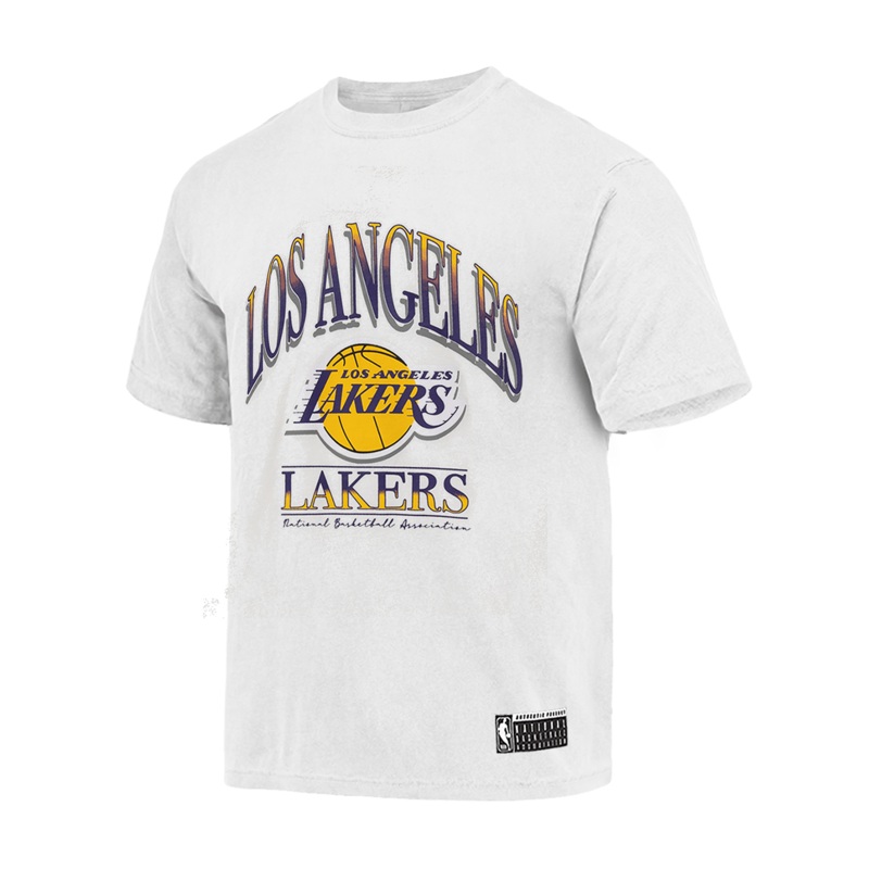 Youths Los Angeles Lakers NBA Essentials Athens Vintage T-Shirt – White