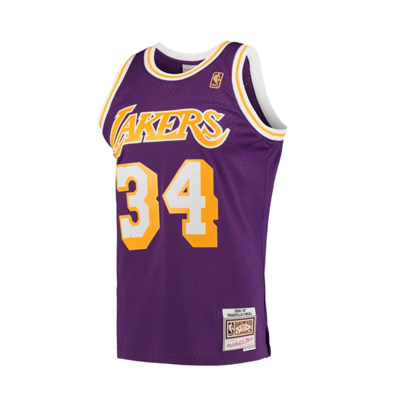 Youths Shaquille O’Neal Los Angeles Lakers Mitchell & Ness NBA 96-97 Swingman Jersey – Purple