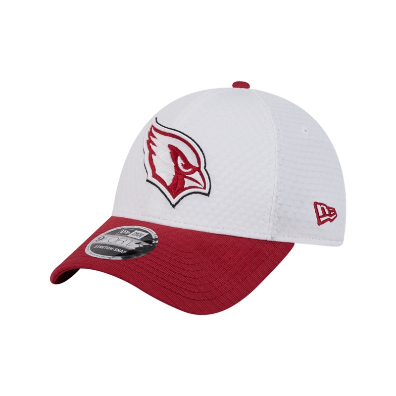 Arizona Cardinals New Era NFL 24 Training 9FORTY Stretch-Snapback Hat – White