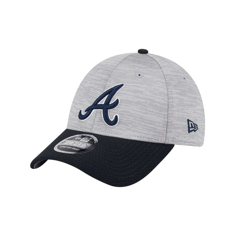 Atlanta Braves New Era MLB Team Active Digi-Tech 9FORTY Snapback Hat – Graphite Grey