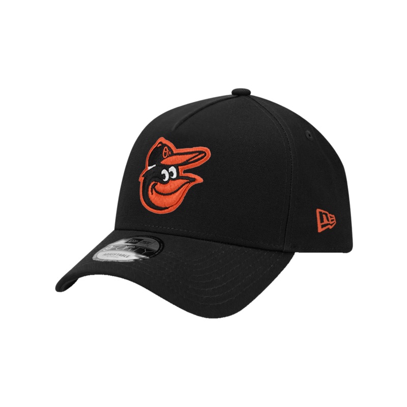 Baltimore Orioles New Era MLB Team 9FORTY A-Frame Snapback Hat – Black