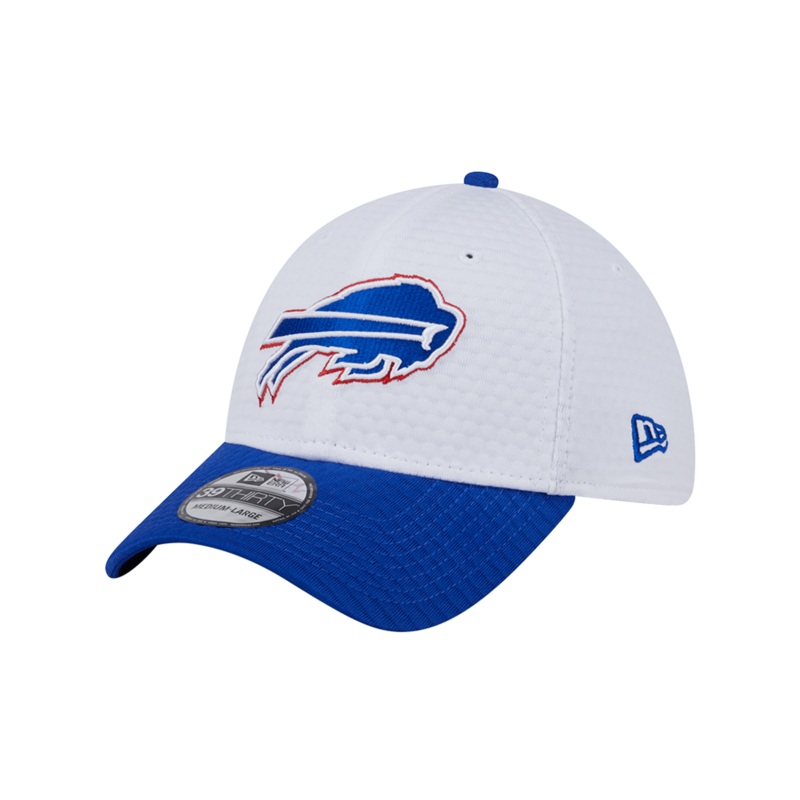 Buffalo Bills New Era NFL 24 Training 39THIRTY Stretch-Fit Hat – White