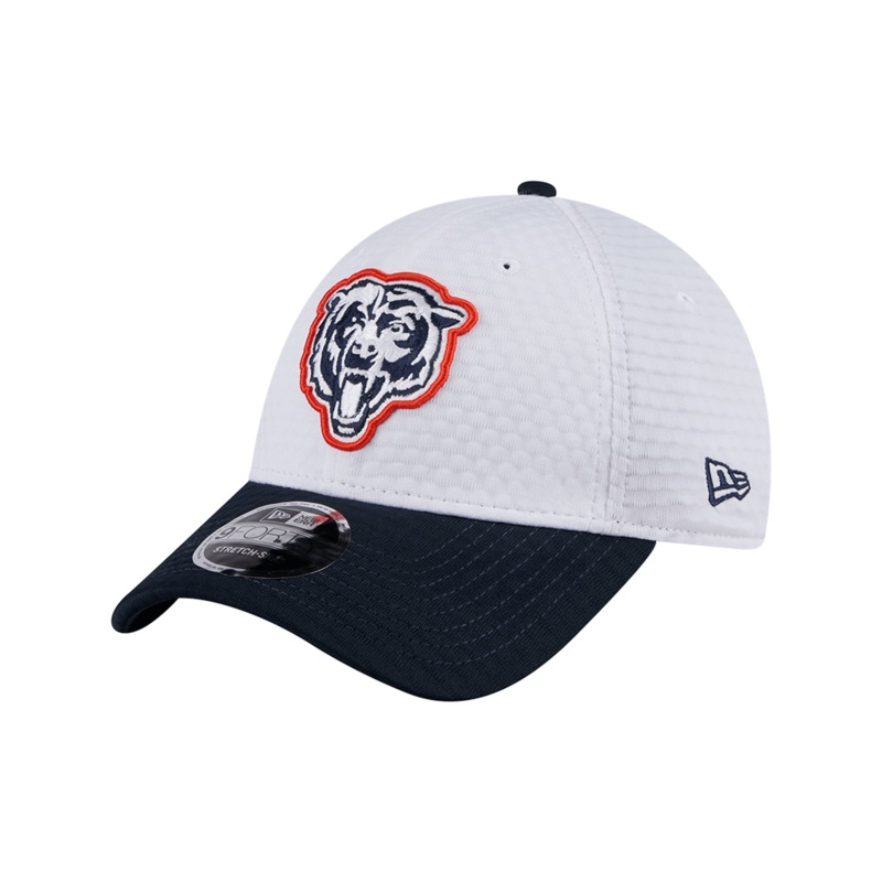 Chicago Bears New Era NFL 24 Training 9FORTY Stretch-Snapback Hat – White
