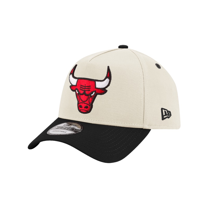 Chicago Bulls New Era NBA Team 2-Tone 9FORTY A-Frame Snapback Hat – Ivory