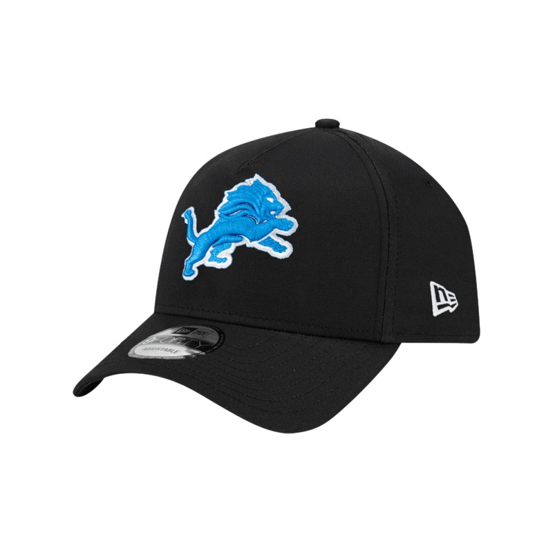 Detroit Lions New Era NFL Team 9FORTY A-Frame Snapback Hat – Black