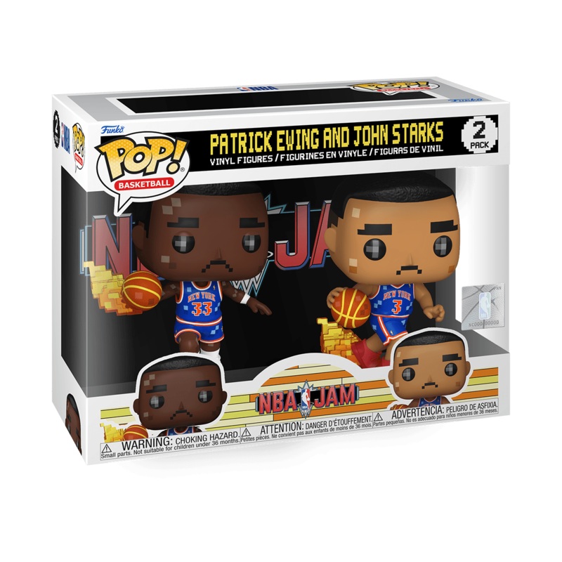 Ewing/Starks New York Knicks Funko NBA Jam 2-Pack Pop Vinyl Figure Set