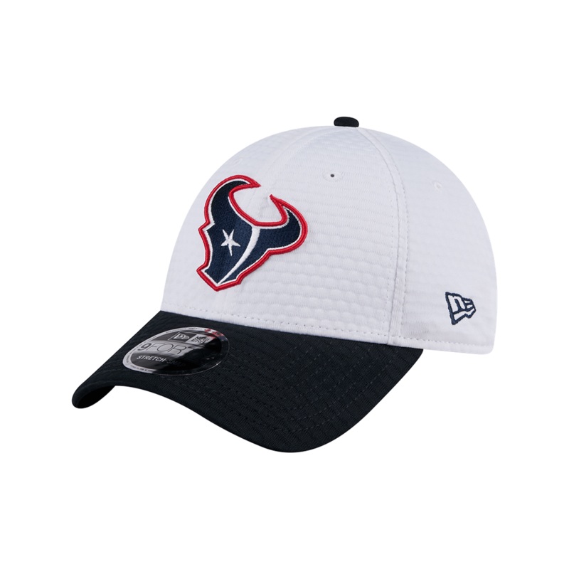 Houston Texans New Era NFL 24 Training 9FORTY Stretch-Snapback Hat – White