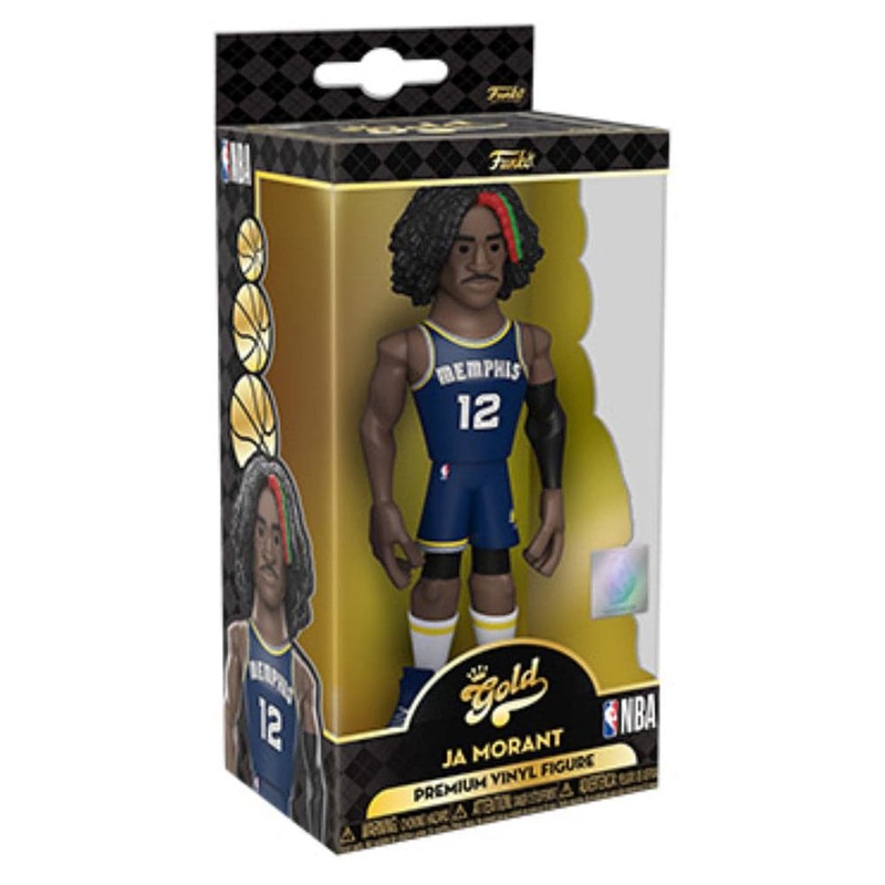 Ja Morant Memphis Grizzlies Funko NBA 5″ Home Vinyl Gold Figure – Navy