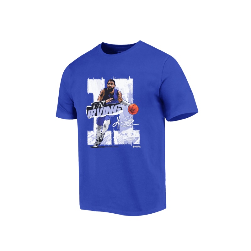 Kyrie Irving Dallas Mavericks 500 Level NBA Rough T-Shirt – Blue