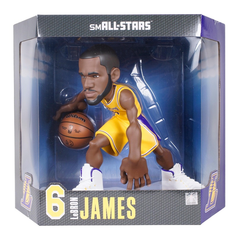 LeBron James Los Angeles Lakers Small-Stars NBA 12″ Figure – Gold