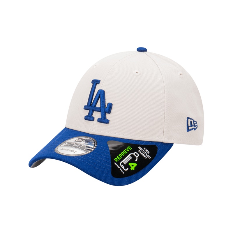 Los Angeles Dodgers New Era MLB Team 2 Tone Repreve 9FORTY Strapback Hat – Stone