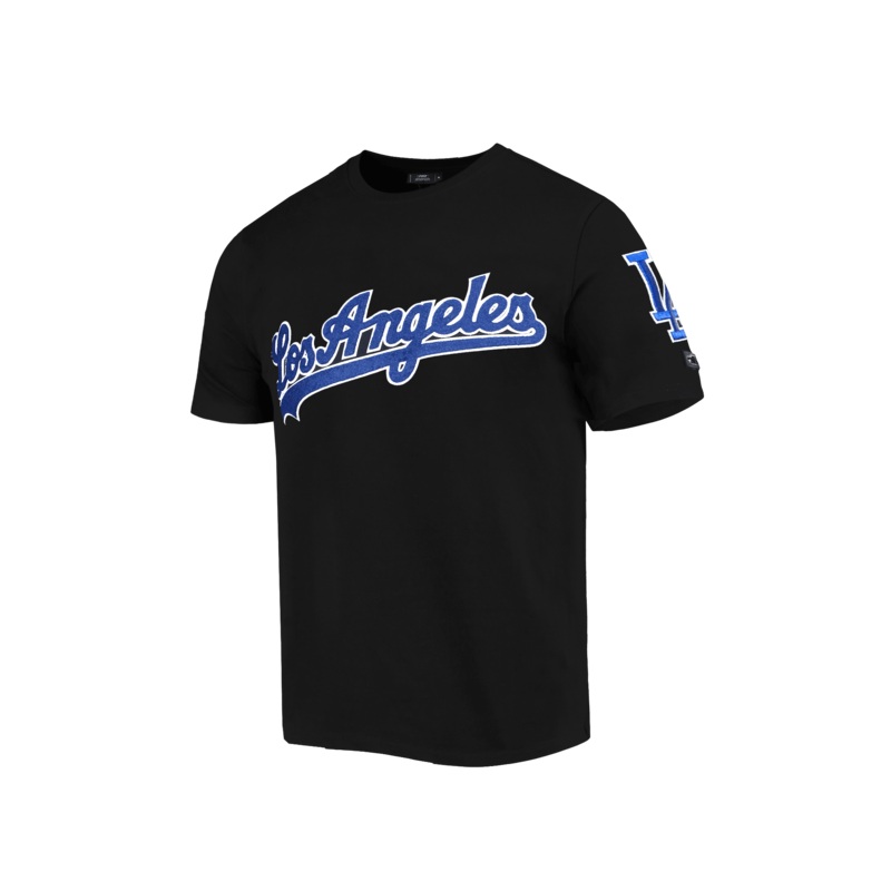 Los Angeles Dodgers Pro Standard MLB Classic Chenille T-Shirt – Black