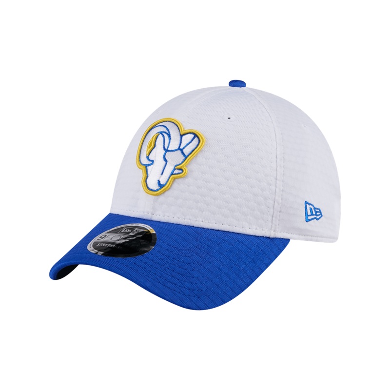 Los Angeles Rams New Era NFL 24 Training 9FORTY Stretch-Snapback Hat – White
