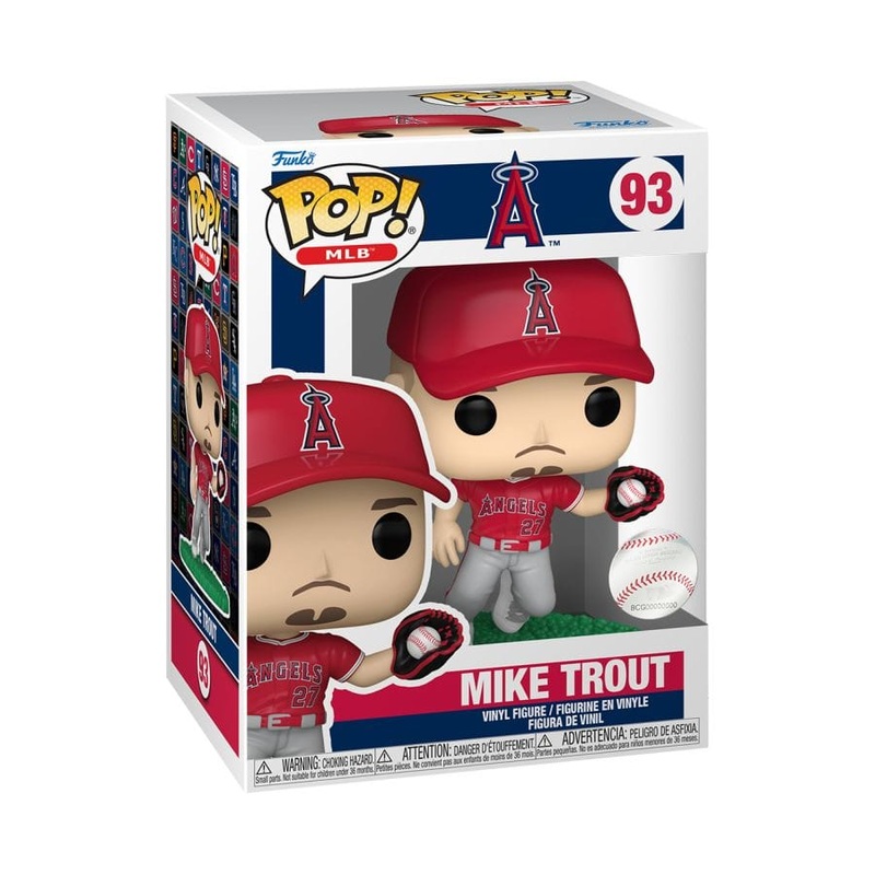 Mike Trout Los Angeles Angels Funko MLB #93 Pop Vinyl Figure – Red