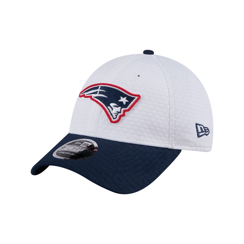 New England Patriots New Era NFL 24 Training 9FORTY Stretch-Snapback Hat – White
