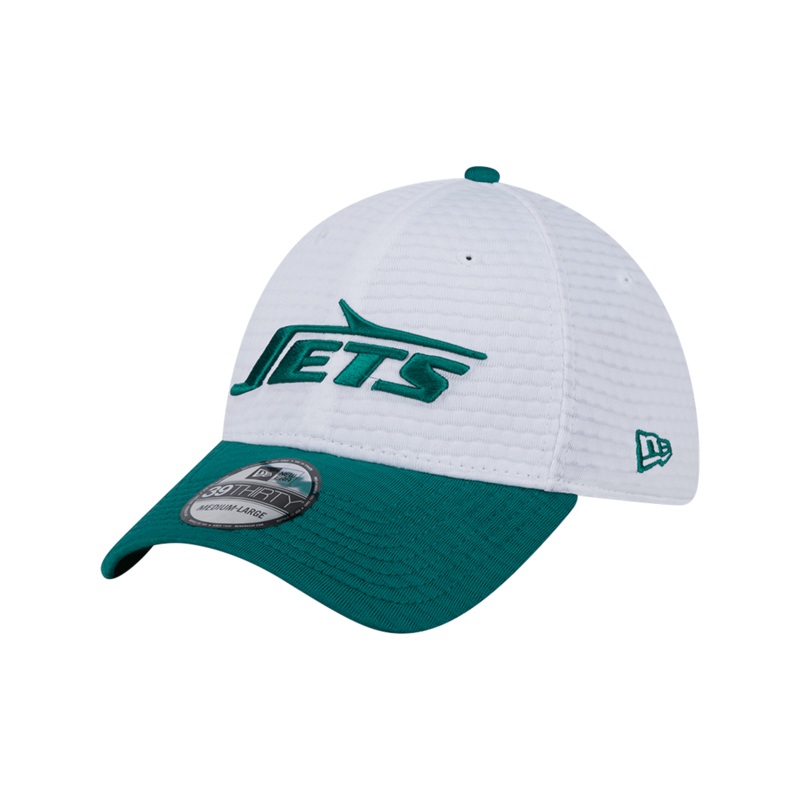 New York Jets New Era NFL 24 Training 39THIRTY Stretch-Fit Hat – White