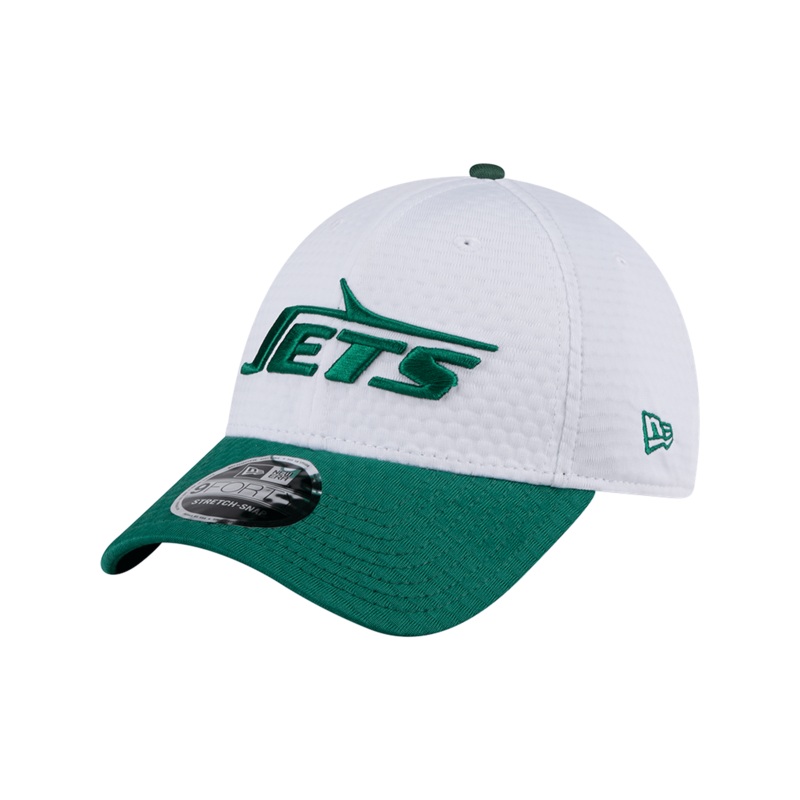 New York Jets New Era NFL 24 Training 9FORTY Stretch-Snapback Hat – White