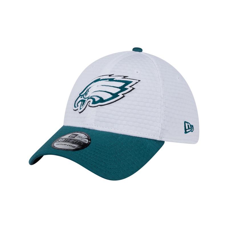 Philadelphia Eagles New Era NFL 24 Training 39THIRTY Stretch-Fit Hat – White