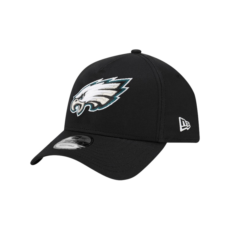 Philadelphia Eagles New Era NFL Team 9FORTY A-Frame Snapback Hat – Black