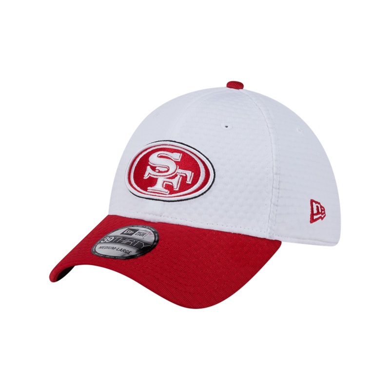 San Francisco 49ers New Era NFL 24 Training 39THIRTY Stretch-Fit Hat – White