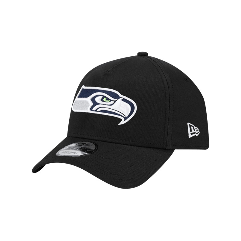 Seattle Seahawks New Era NFL Team 9FORTY A-Frame Snapback Hat – Black