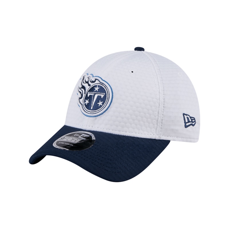 Tennessee Titans New Era NFL 24 Training 9FORTY Stretch-Snapback Hat – White