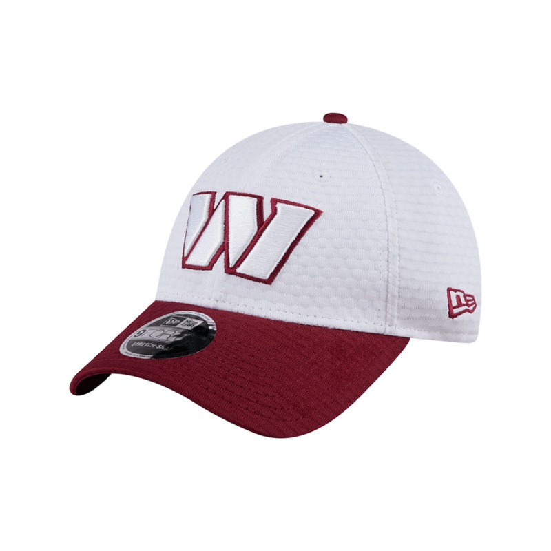 Washington Commanders New Era NFL 24 Training 9FORTY Stretch-Snapback Hat – White