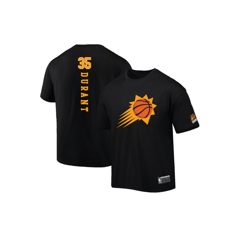 Youths Kevin Durant Phoenix Suns NBA Name & Number T-Shirt – Black