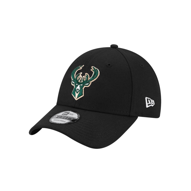 Youths Milwaukee Bucks New Era NBA Team 9FORTY Hat – Black